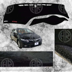 Honda Civic Rebirth Velvet Dashboard Cover Elegant Interior Styling