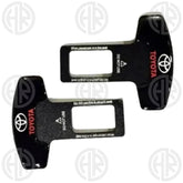 Toyota Car Seat Belt Locking Clip Matte Black Safety & Style Solution