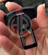 Toyota Corolla Black Metal Seat Belt Clip Safety & Comfort Upgrade