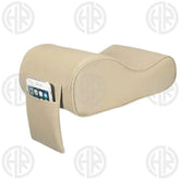 Universal Car Arm Rest Cushion Beige Premium Memory Foam Comfort Extender