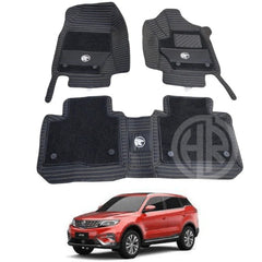Proton X70 All Weather 10D Floor Mats Stylish Black 3Pcs
