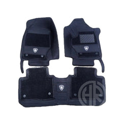 Proton X70 All Weather 10D Floor Mats Stylish Black 3Pcs