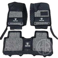 Proton X70 All Weather 10D Floor Mats Stylish Black 3Pcs
