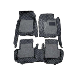 Honda Civic X Luxury 9D Floor Mats 2016-21 Stylish Black 3Pcs Car Mats