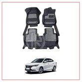 Changan Alsvin 10D Floor Mats Stylish Diamond Pattern Protection