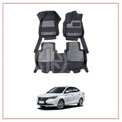 Changan Alsvin 10D Floor Mats Stylish Diamond Pattern Protection