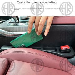 Universal Car Seat Gap Filler Organizer 2 PCS PU Leather Car Seat Storage Box Waterproof Auto Interior Pocket Anti Drop Gap Plug for Phone, Coins, Keys (Black)