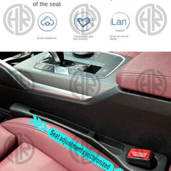 Universal Car Seat Gap Filler Organizer 2 PCS PU Leather Car Seat Storage Box Waterproof Auto Interior Pocket Anti Drop Gap Plug for Phone, Coins, Keys (Black)