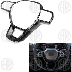Honda Civic 2022 Steering Trim 1Pc Carbon Fiber Finish for Luxurious Interior Look