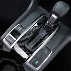 Honda Civic 2016-21 Carbon Fiber Gear Shift Trim Stylish Interior Upgrade