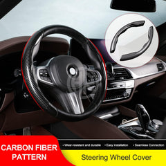 Universal Carbon Fiber Car Steering Grip Cover Premium Comfort & Style