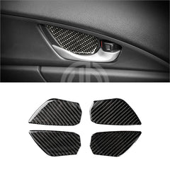 Honda Civic (2016–21) Carbon Fiber Inner Door Handle Protector Premium Fit