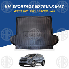 Kia Sportage Trunk Mat PVC Durable & Easy Clean Protection
