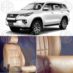 Toyota Fortuner Seat Covers Stylish Synthetic Leather Protection