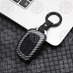 Hyundai Tucson Premium Key Cover in Carbon Fiber Anti Fall & Durable