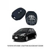 Toyota Vitz Premium PVC Silicone Key Cover Durable Protection Case
