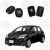 Toyota Vitz Premium PVC Silicone Key Cover Durable Protection Case