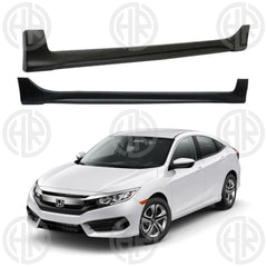Honda Civic Side Skirts Premium Aerodynamic Upgrade (Unpainted)