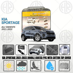 KIA Sportage Imported Car Top Cover Stylish, Protective & Easy Fit