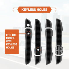 Honda Civic (2016–2021) Carbon Fiber Door Handle Covers Premium Protection