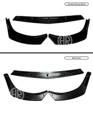 Hyundai Sonata Front Bumper Splitter Glossy Black Aerodynamic Styling