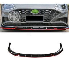 Hyundai Sonata Front Bumper Splitter Glossy Black Aerodynamic Styling