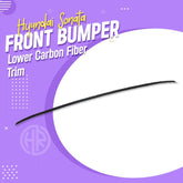 Hyundai Sonata Carbon Fiber Trim Stylish Front Bumper Lower Upgrade