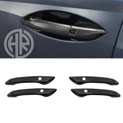 Hyundai Sonata Door Handle Cover in Carbon Fiber Luxury Exterior Accessory