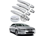 Honda City 2021–2022 Chrome Door Handle Covers Stylish Car Accessory