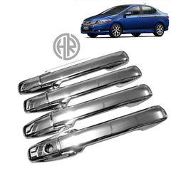 Honda City 2021–2022 Chrome Door Handle Covers Stylish Car Accessory