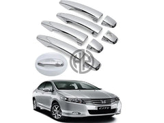 Honda City 2021–2022 Chrome Door Handle Covers Stylish Car Accessory
