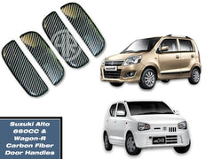 Suzuki Alto Carbon Fiber Door Handle Protectors And Sporty Look