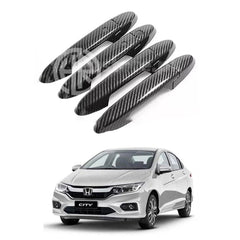 Honda City 2021–2022 Carbon Fiber Door Handle Protectors Sleek Design