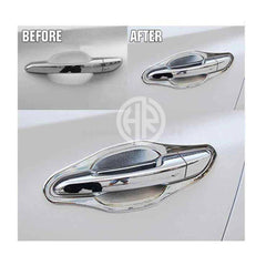 Hyundai Tucson Chrome Door Handle Bowl Trim Covers (2020–2021)