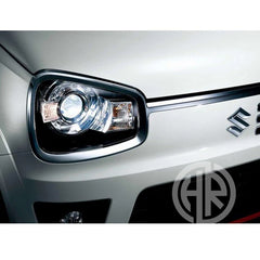 Suzuki Alto 2018–2021 Chrome Headlight Covers Luxury Styling