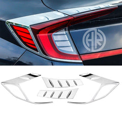 Hyundai Sonata Rear Lamp Chrome Trim Set Elegant 5Pcs Upgrade