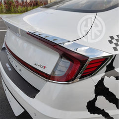Hyundai Sonata Rear Lamp Chrome Trim Set Elegant 5Pcs Upgrade
