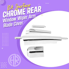 KIA Sportage Chrome Rear Wiper Arm Blade Cover Stylish Exterior Trim