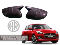 Suzuki Swift 2022 Batman Style Side Mirror Carbon Fiber Finish