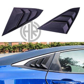 Honda Civic X Rear Window Louvers Carbon Style Scoop Covers