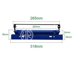 Universal Carbon Fiber Number Plate Tilter Stylish Car Accessory