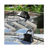 Universal Shark Fin Antenna Black Chrome & Carbon Fiber Design