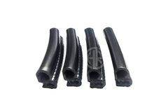 Car Door Guards 4PCS Black Rubber Edge Protectors Anti Scratch Door Protection Strips for All Vehicles, SUVs, Sedans, Hatchback