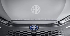 Toyota Corolla Cross Chrome Bonnet Emblem Stylish & Durable Accessory