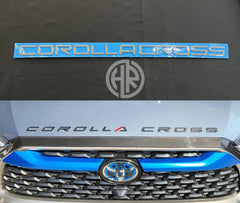 Toyota Corolla Cross Chrome Bonnet Emblem Stylish & Durable Accessory