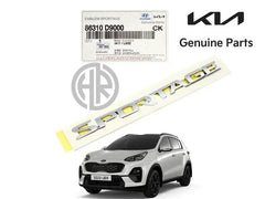 KIA Sportage Chrome Bonnet Emblem Stylish Exterior Enhancement
