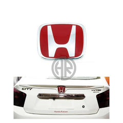Honda City Chrome Logo Set Front and Rear Car Emblems