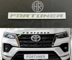 Toyota Fortuner Chrome Bonnet Emblem Elegant & Durable Car Accessory