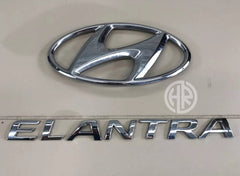 Hyundai Elantra Chrome Bonnet Emblem Stylish Exterior Accessory