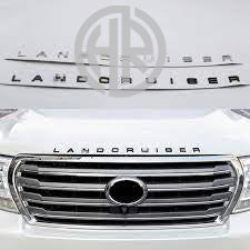 Land Cruiser Chrome Hood Emblem Luxury Front Design Accent
